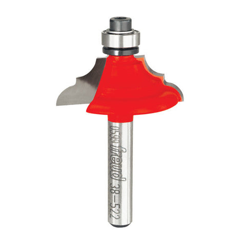 Freud 008925383574 1-1/4" (Dia.) Classical Bold Cove & Bead Bit with 1/4" Shank