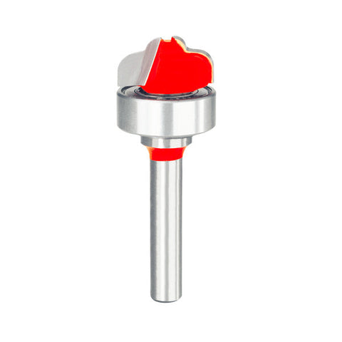 Freud 008925383802 3/4" (Dia.) Top Bearing Double Cove Groove Bit with 1/4" Shank