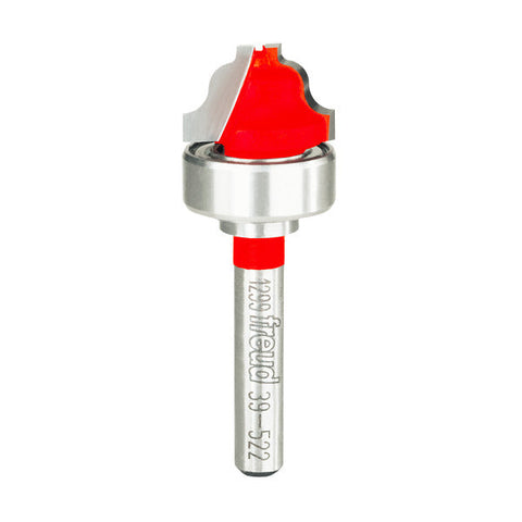 Freud 008925383833 1/8" Radius Top Bearing Fillet Ogee Groove Bit with 1/4" Shank