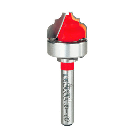Freud 008925383871 1/8" Radius Top Bearing Cove & Bead Groove Bit with 1/4" Shank