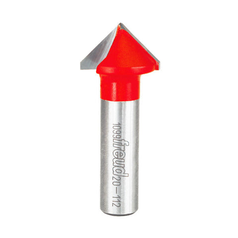 Freud 008925385424 1" (Dia.) 90° V Grooving Bit with 1/2" shank, 2-1/2" overall length