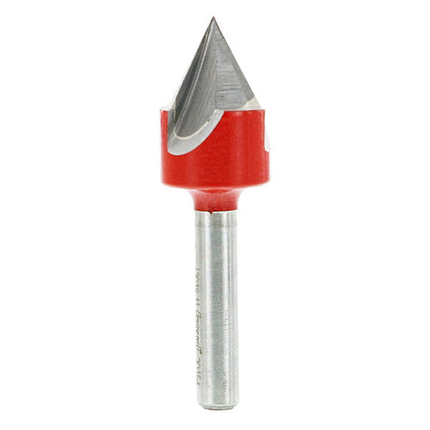 Freud 008925385455 1/2" (Dia.) 60° V Grooving Bit with 1/4" shank, 2-1/4" overall length