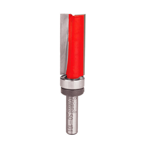 Freud 008925385790 1/2" (dia.) Top Bearing Flush Trim Bit with 1/4" shank, 2-1/2" overall length