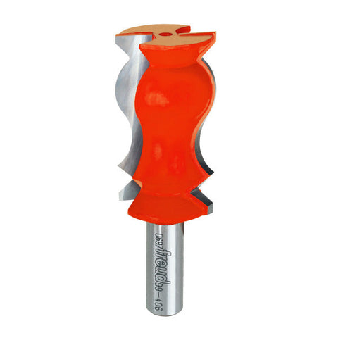 Freud 008925386117 1-1/4" (dia.) Crown Molding Bit with 1/2" shank, 25/64" large radius