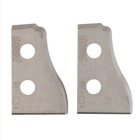 Freud 008925580423 Performance System® Raised Panel Profile Knives for 3/4" thick panels. Use with RP1000 Cutterhead