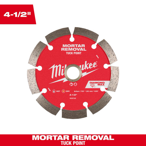 Milwaukee 49-93-7405 4.5" Tuck Point Diamond Blade