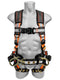 Frontline 100RCTB Combat Reflective Construction Full Body Harness with Tongue Buckle Legs and Trauma Straps M/L