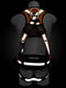 Frontline 100RCTB Combat Reflective Construction Full Body Harness with Tongue Buckle Legs and Trauma Straps 3X/4X