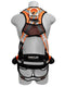 Frontline 100RCTB Combat Reflective Construction Full Body Harness with Tongue Buckle Legs and Trauma Straps 3X/4X