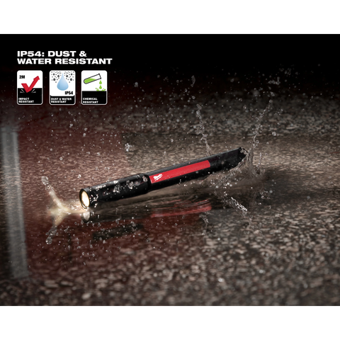 Milwaukee 2010R IP54 dust and water resistant penlight