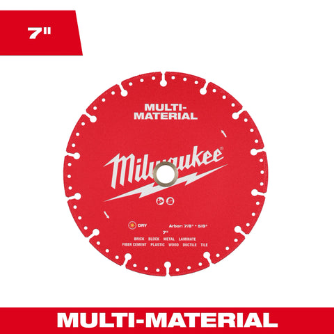 Milwaukee 49-93-9607 7” Multi-Material Diamond Demolition Blade