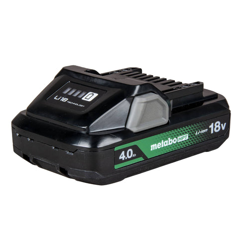 Metabo HPT 382332M 18V 4.0Ah Lithium Ion Battery with Fuel Gauge Indicator