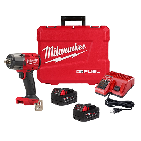 Milwaukee 2962P-22R M18 FUEL™ 1/2" Mid-Torque Impact Wrench w/ Pin Detent Kit