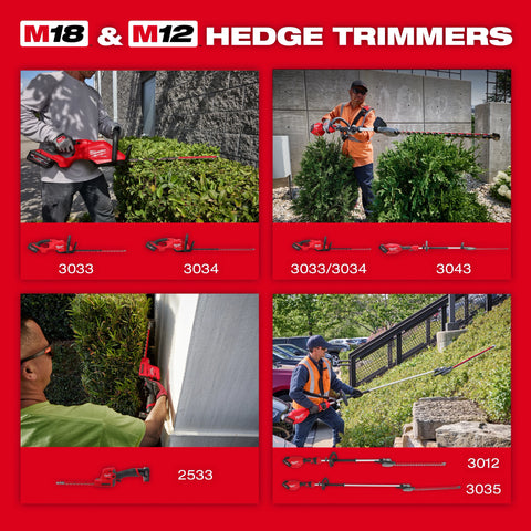 Milwaukee 3043-20 M18 FUEL Short Pole Hedge Trimmer image 11