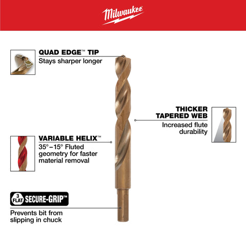 Milwaukee 48-89-2338 RED HELIX Cobalt Drill Bit Set – 23PC image 5