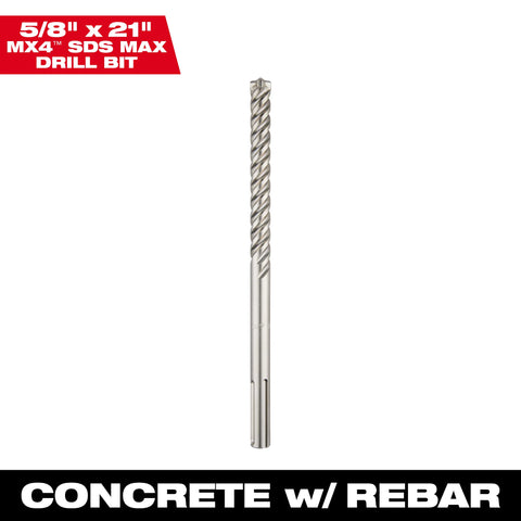 Milwaukee 48-20-3918 SDS-MAX 4CT MX4™ 5/8"X 15" X 21"