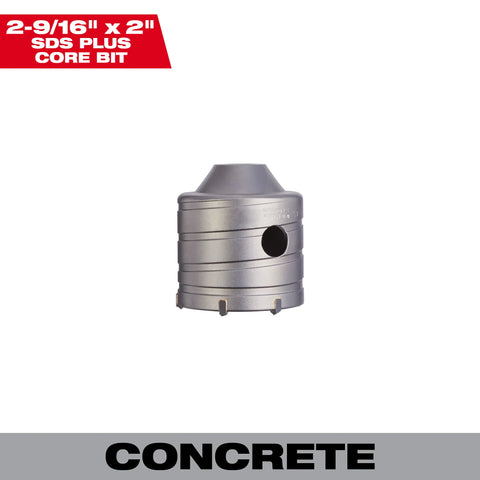 Milwaukee 48-20-5230 SDS+ CORE 2-9/16"X2"