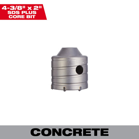 Milwaukee 48-20-5255 SDS+ CORE 4-3/8"X2"