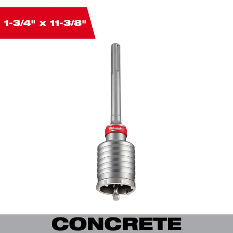 Milwaukee 48-20-5404 1-3/4" X 11-3/8" One Piece SDS-MAX Core Bit