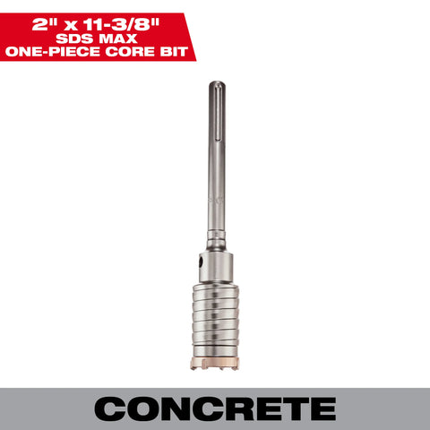 Milwaukee 48-20-5408 2" X 11-3/8" One Piece SDS-MAX Core Bit