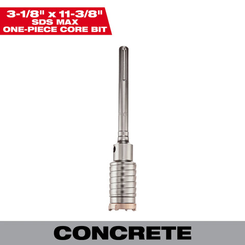 Milwaukee 48-20-5420 3-1/8" X 11-3/8" One Piece SDS-MAX Core Bit