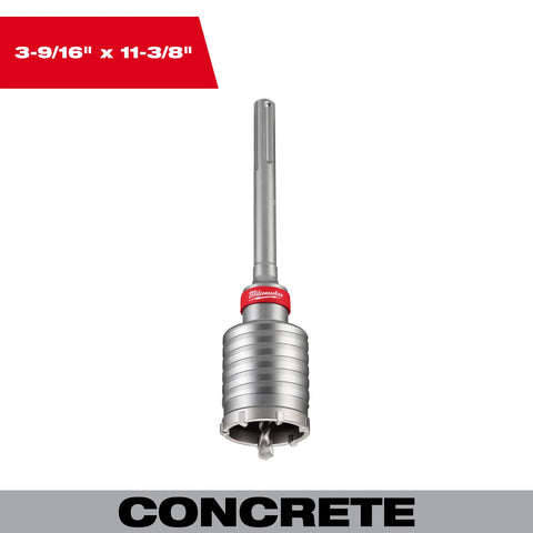 Milwaukee 48-20-5428 3-9/16" X 11-3/8" One Piece SDS-MAX Core Bit