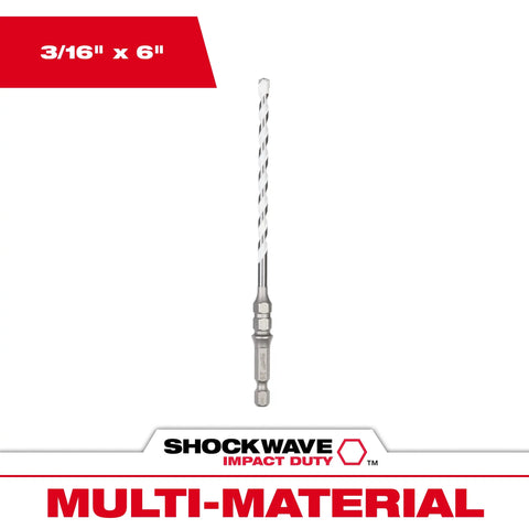 Milwaukee 48-20-8876 3/16"X6" MM for Concrete Screws