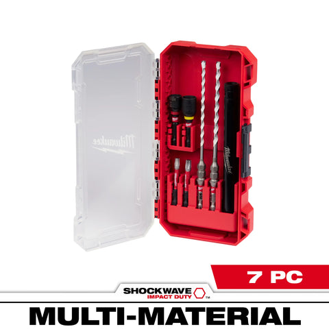 Milwaukee 48-20-8877 7pc MM Concrete Screw Installation Kit