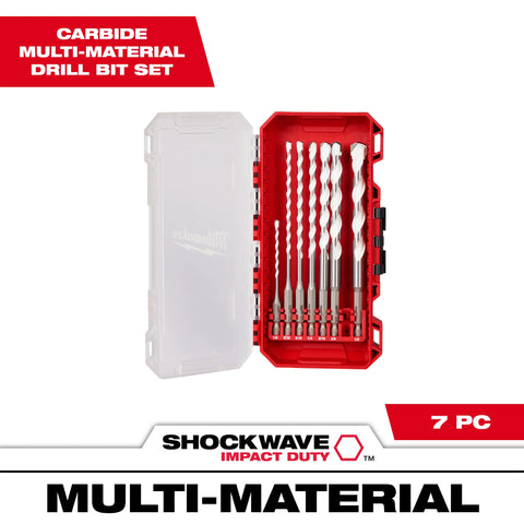 Milwaukee 48-20-8899 7pc Multi-Material Bit Set