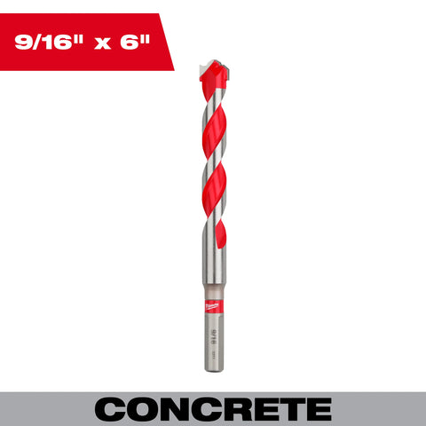 Milwaukee 48-20-9035 9/16" x 4" x 6" Carbide Hammer Drill Bit