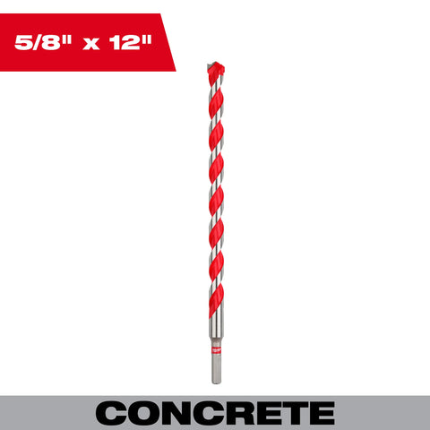 Milwaukee 48-20-9041 5/8" X 10" X 12" Carbide Hammer Drill Bit