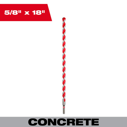 Milwaukee 48-20-9042 5/8" x 16" x 18" Carbide Hammer Drill Bit