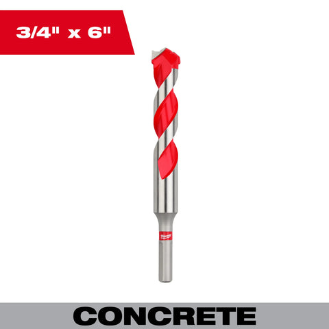 Milwaukee 48-20-9045 3/4" x 4" x 6" Carbide Hammer Drill Bit