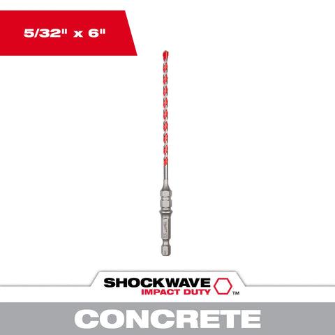 Milwaukee 48-20-9092 5/32"X6" HDB for Concrete Screws