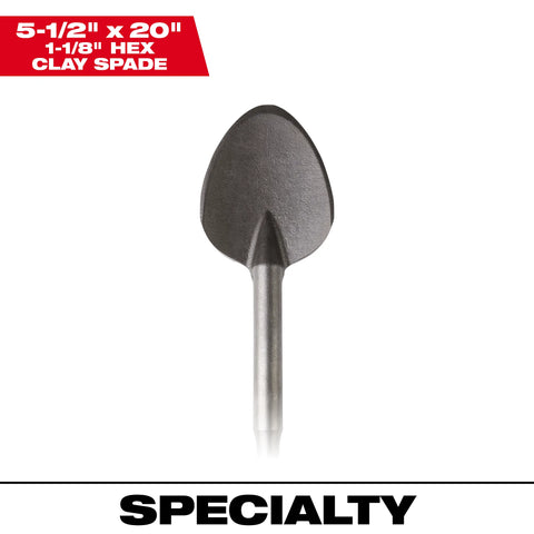 Milwaukee 48-62-4030 20" Clay Spade
