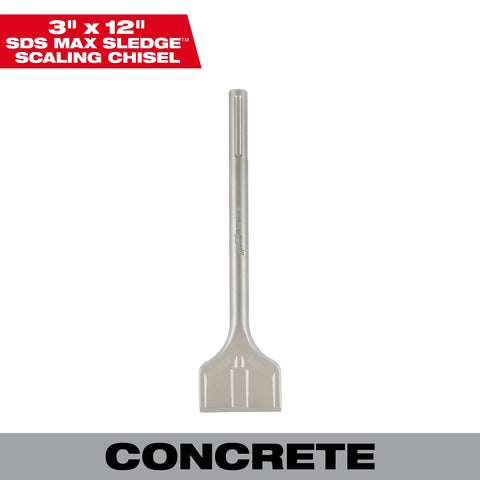 Milwaukee 48-62-4087 SDS-MAX SLEDGE™ 3" Scaling Chisel