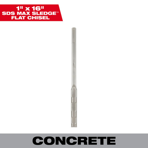 Milwaukee 48-62-4252 SDS-MAX SLEDGE™ 1" X 16" Flat Chisel