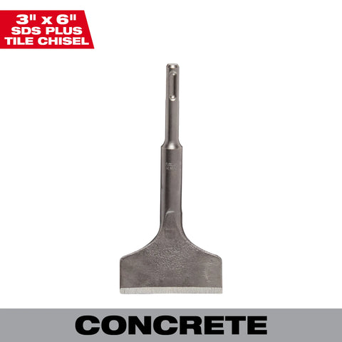 Milwaukee 48-62-6058 SDS PLUS  Tile Chisel 3" X 6"