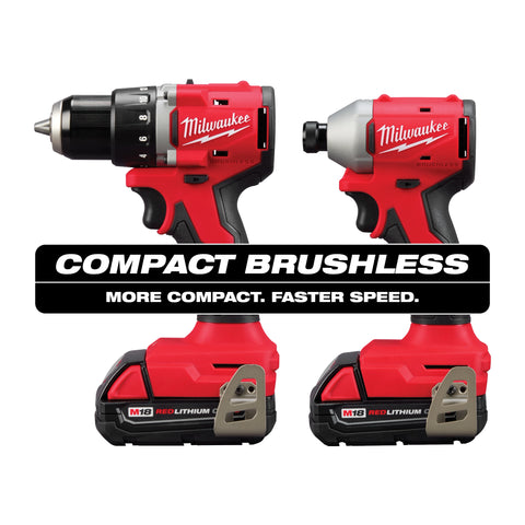 Milwaukee 3693-24CX M18 Brushless 4-Tool Combo Kit image 2