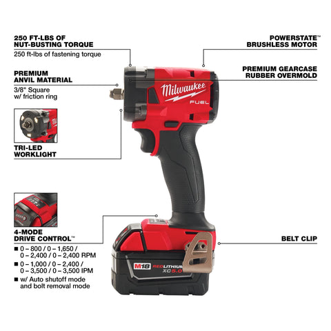 Milwaukee 2854-22R M18 FUEL 3/8" CPIW RING KIT