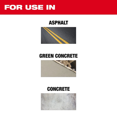 Milwaukee 49-93-7245 16" Asphalt & Green Concrete Diamond Blade