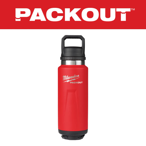 Milwaukee 48-22-8397R PACKOUT 36oz Insulated Bottle with Chug Lid