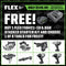 FLEX FX0421-1H 6.0Ah Stacked Starter Kit + Free Bare Tool