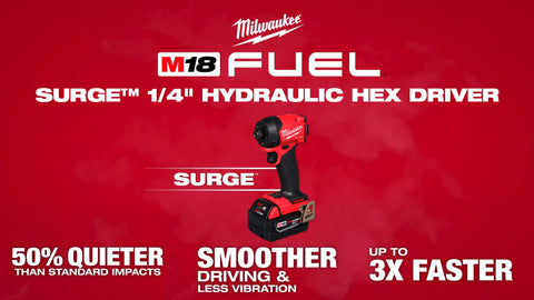 Milwaukee 2761-22 M18 FUEL SURGE 1/4" Hex Hydraulic Driver Kit