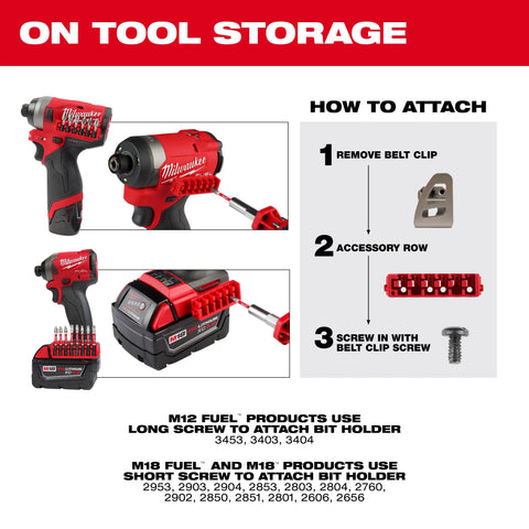 Milwaukee SHOCKWAVE on tool storage image