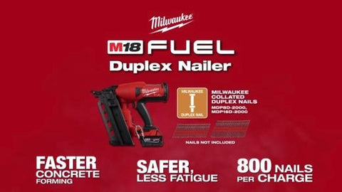 Milwaukee 2844-20 M18 FUEL Duplex Nailer
