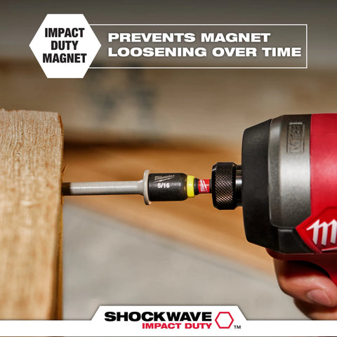 Milwaukee 49-66-4567 6PC 6" MAGNETIC NUT DR SET