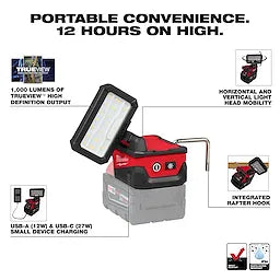Milwaukee 2359-20 M18 COMPACT FOLDING FLOOD LIGHT