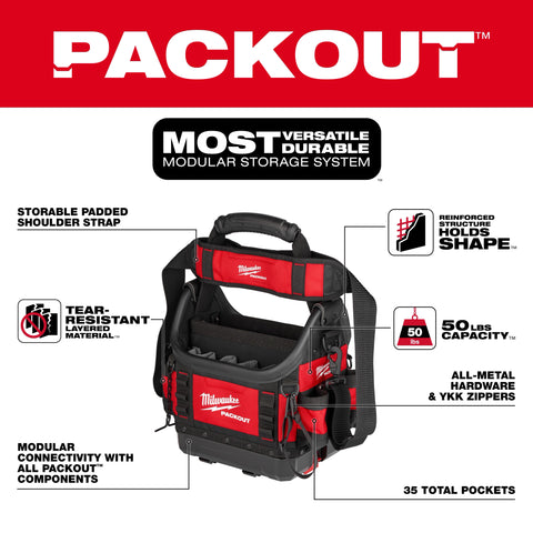 Milwaukee 48-22-8311 PACKOUT™ 10" Structured Tote