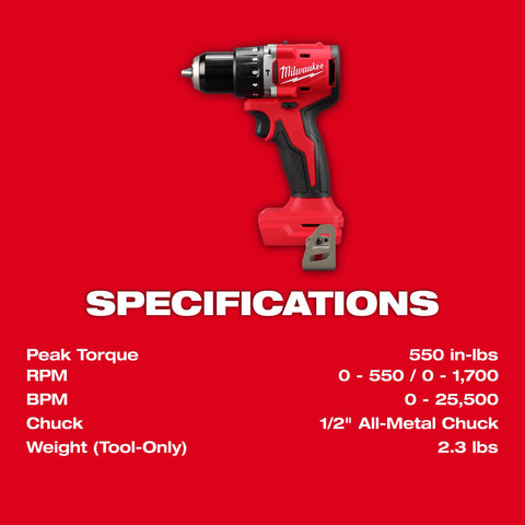 Milwaukee 2761-22 M18 FUEL SURGE 1/4" Hex Hydraulic Driver Kit